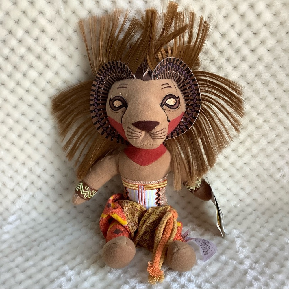 Disney The Lion King Broadway Musical Plush Simba Julie Taymor Design 🎭